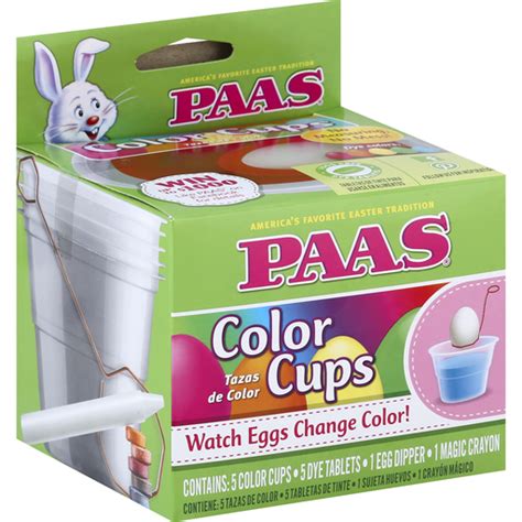 Make your friends and guests amazed with Paas color changing cups